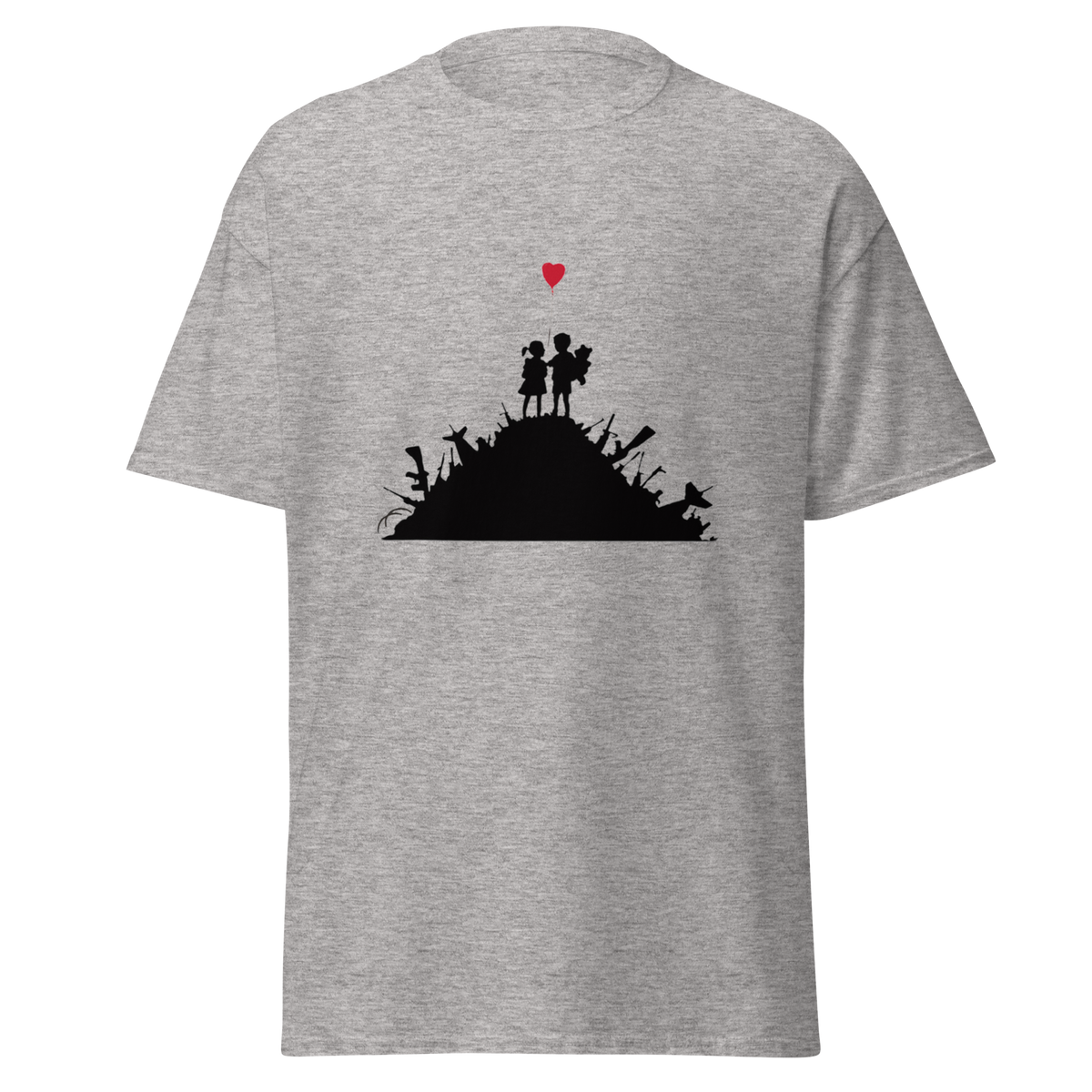 Kids with Guns T Shirt - Sport Grey