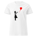 Ladies Balloon Girl - White