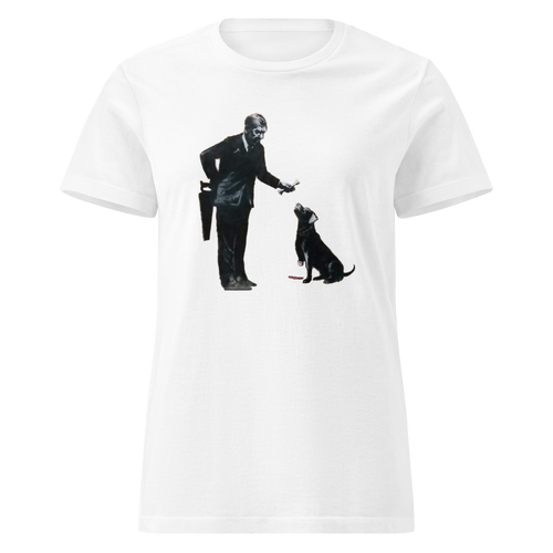 Ladies Man and Dog T Shirt