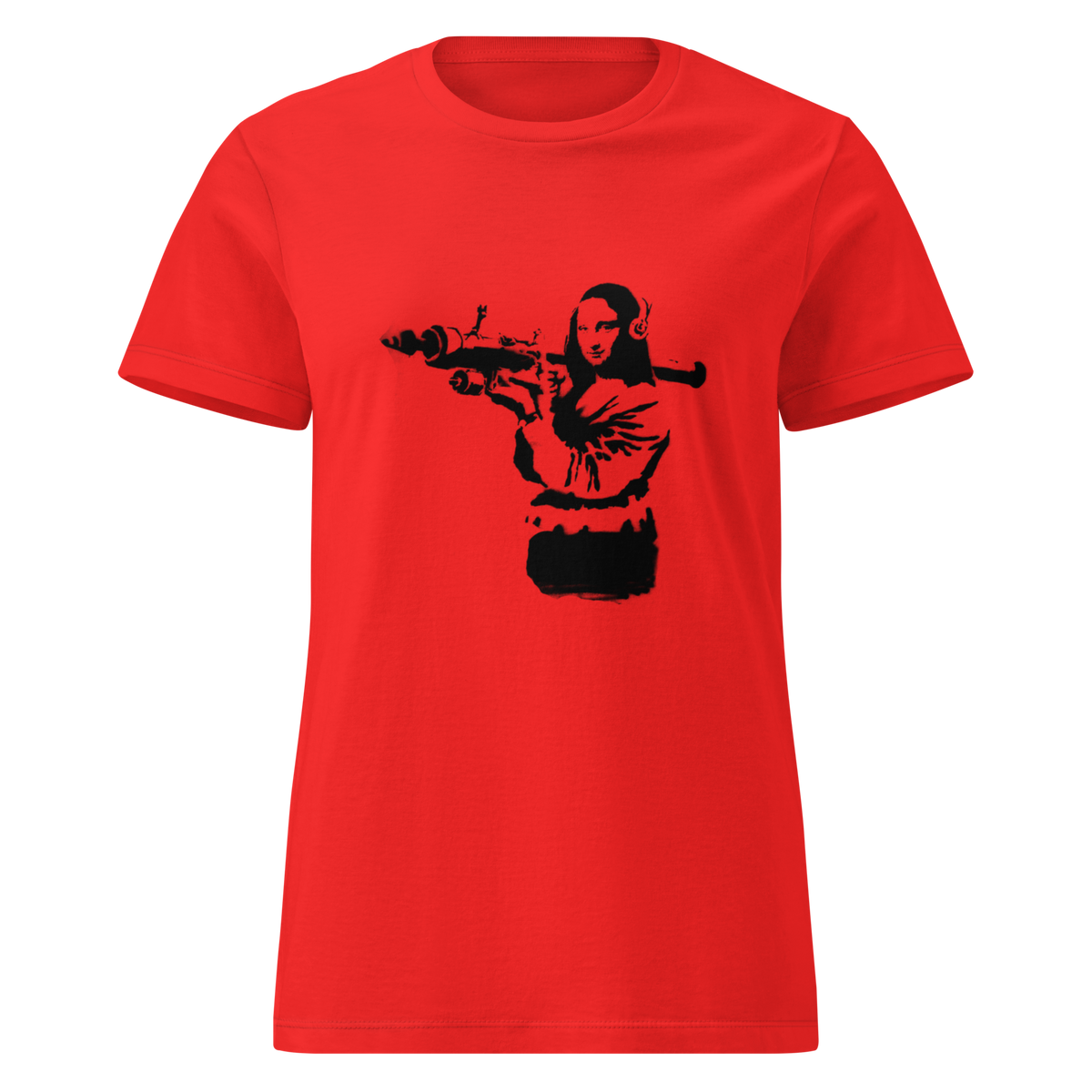 Ladies Mona Lisa T Shirt - Red