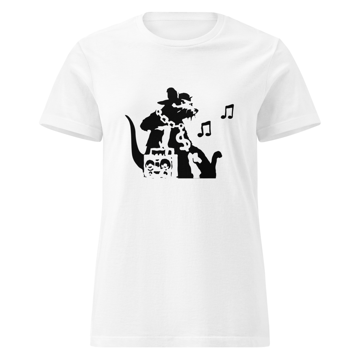 Ladies Music Rat - White