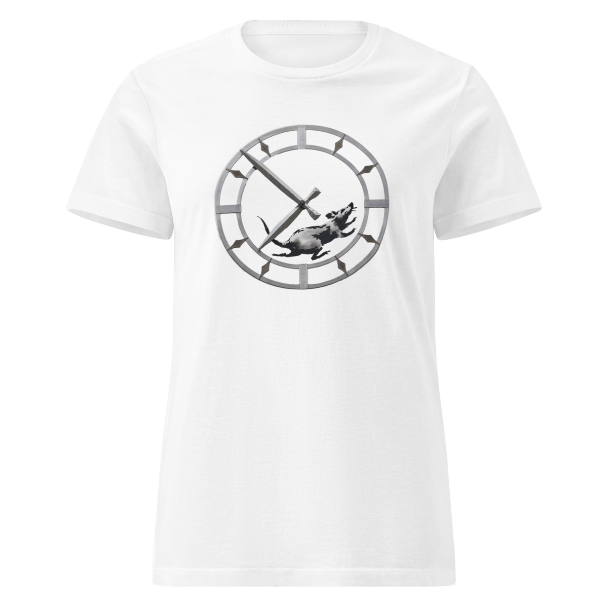 Ladies Rat Against Time T - Shirt - White