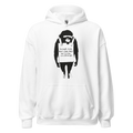 Laugh Now Monkey Hoodie - White