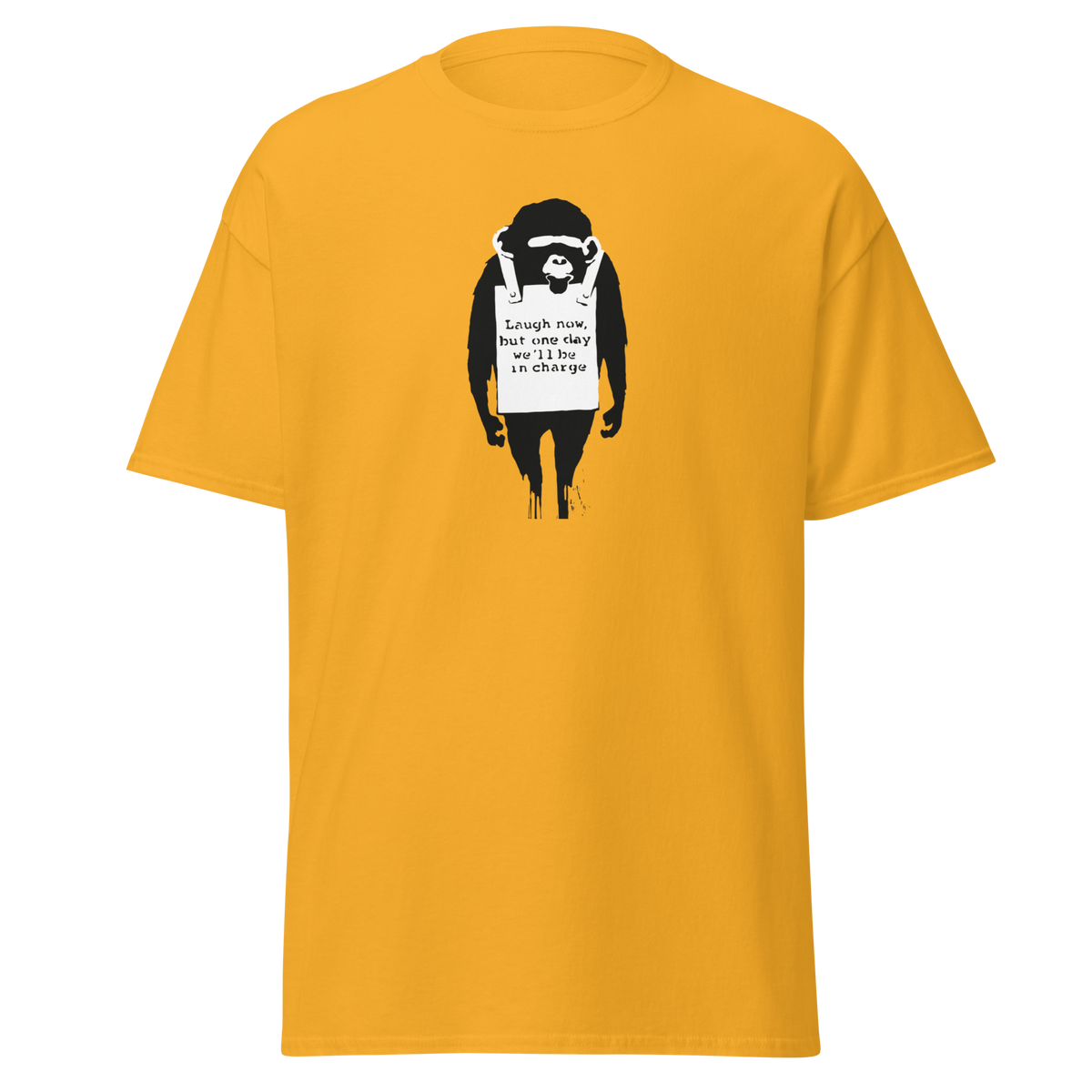 Laugh Now Monkey - Yellow