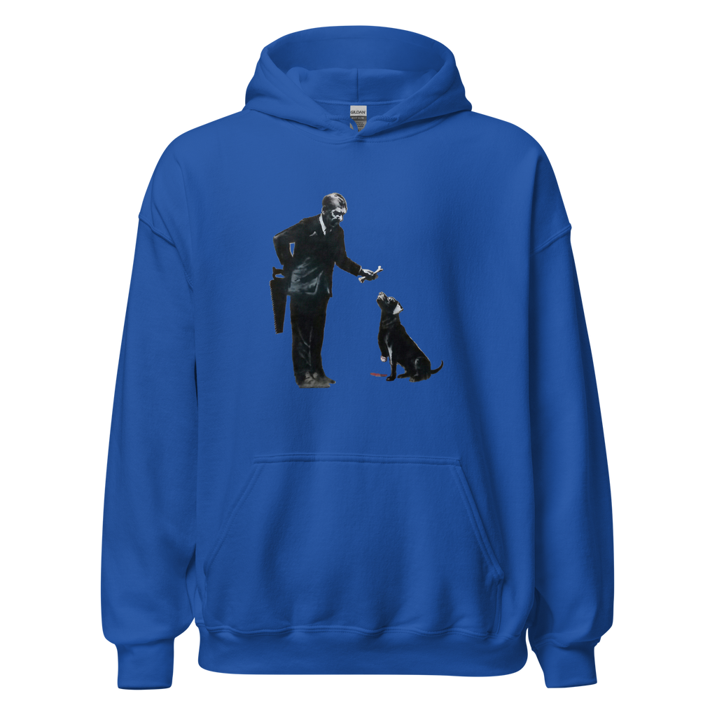 Man and Dog Hoodie - Royal Blue