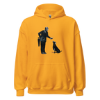 Man and Dog Hoodie - Yellow