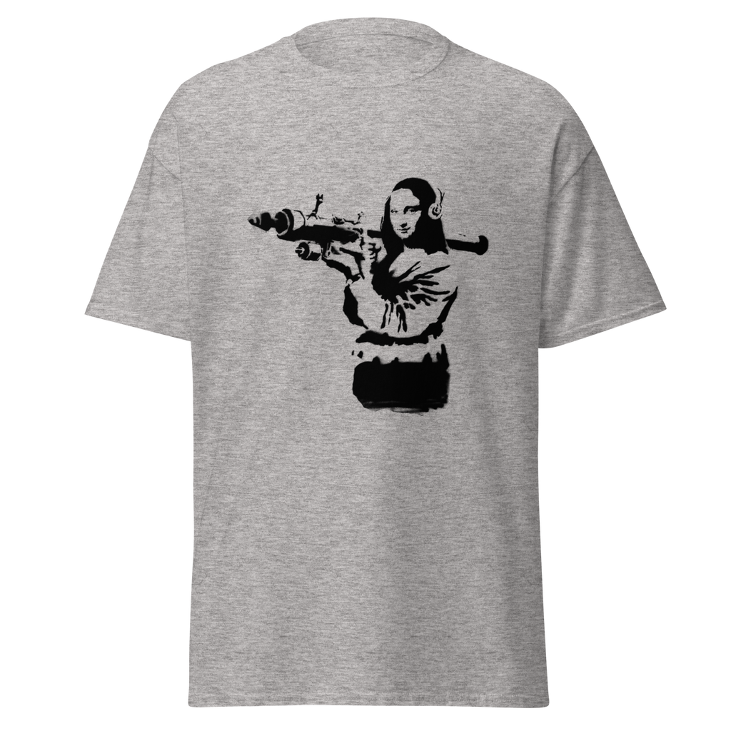 Mona Lisa T Shirt - Sport Grey