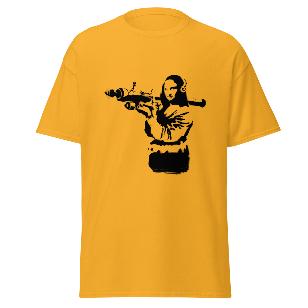Mona Lisa T Shirt - Yellow