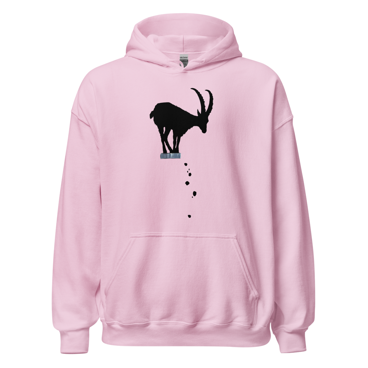 Mountain Goat Hoodie - Light Pink