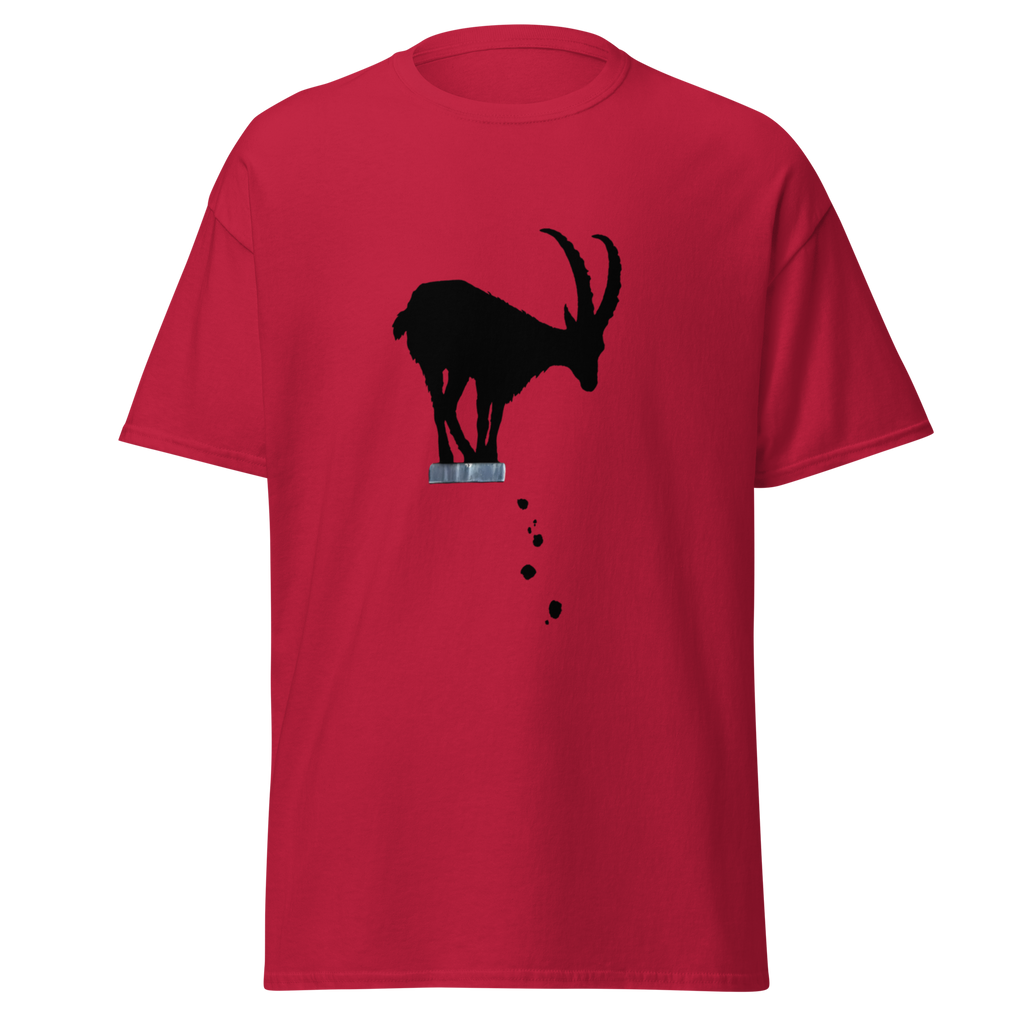 Mountain Goat T Shirt - Cardinal