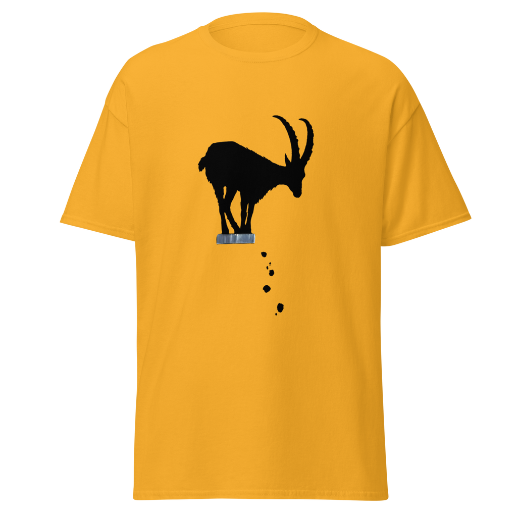 Mountain Goat T Shirt - Gold