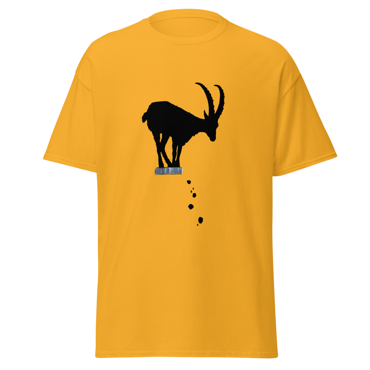 Mountain Goat T Shirt - Gold