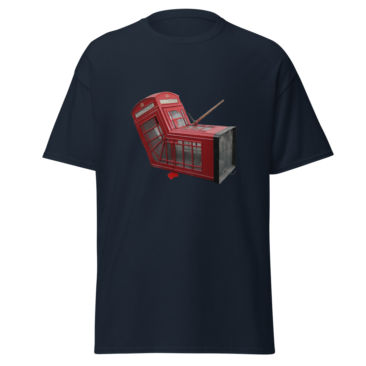Murdered Telephone Box - Navy Blue