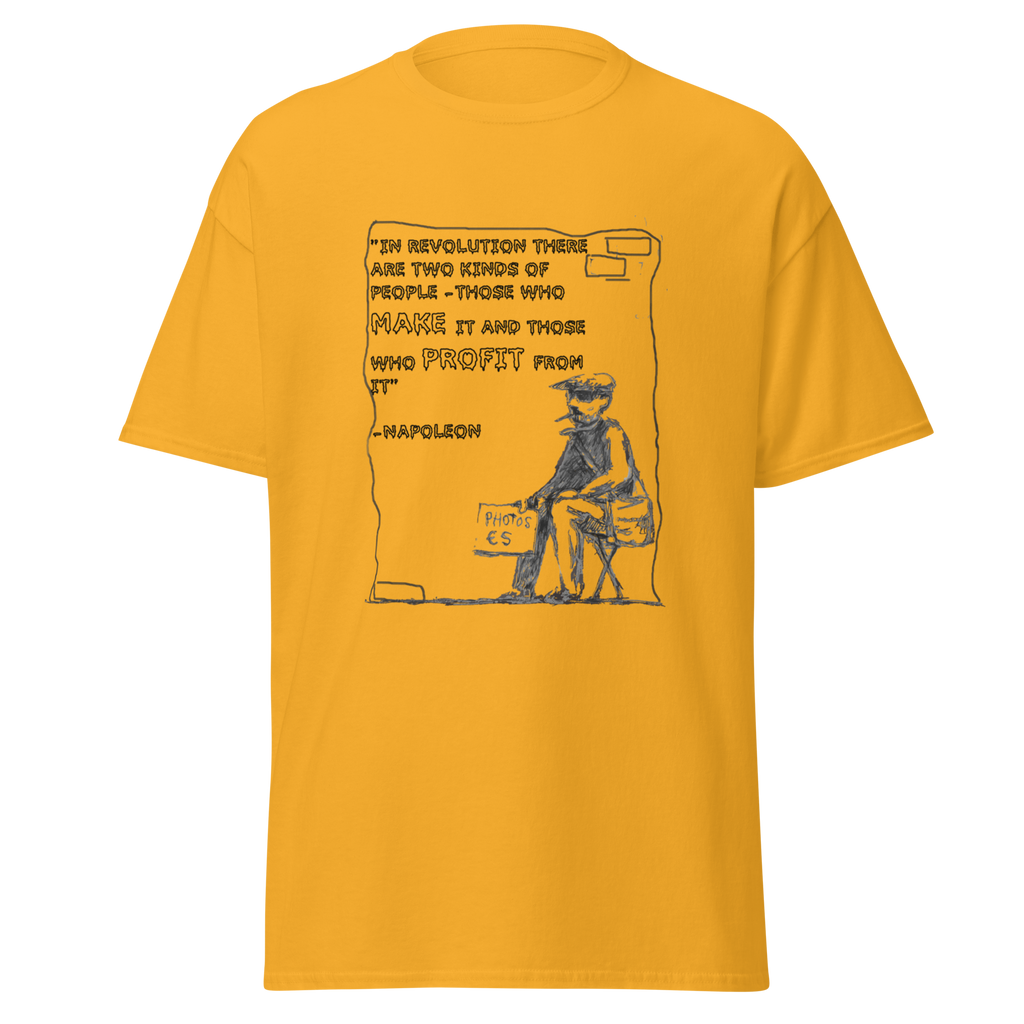 Napoleon Revolution T Shirt - Yellow