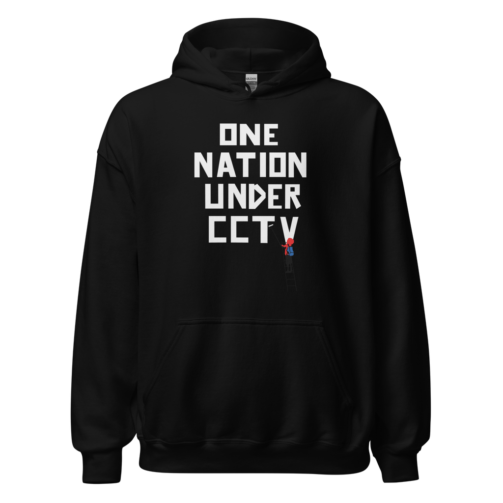 One nation under CCTV  Hoodie - Black