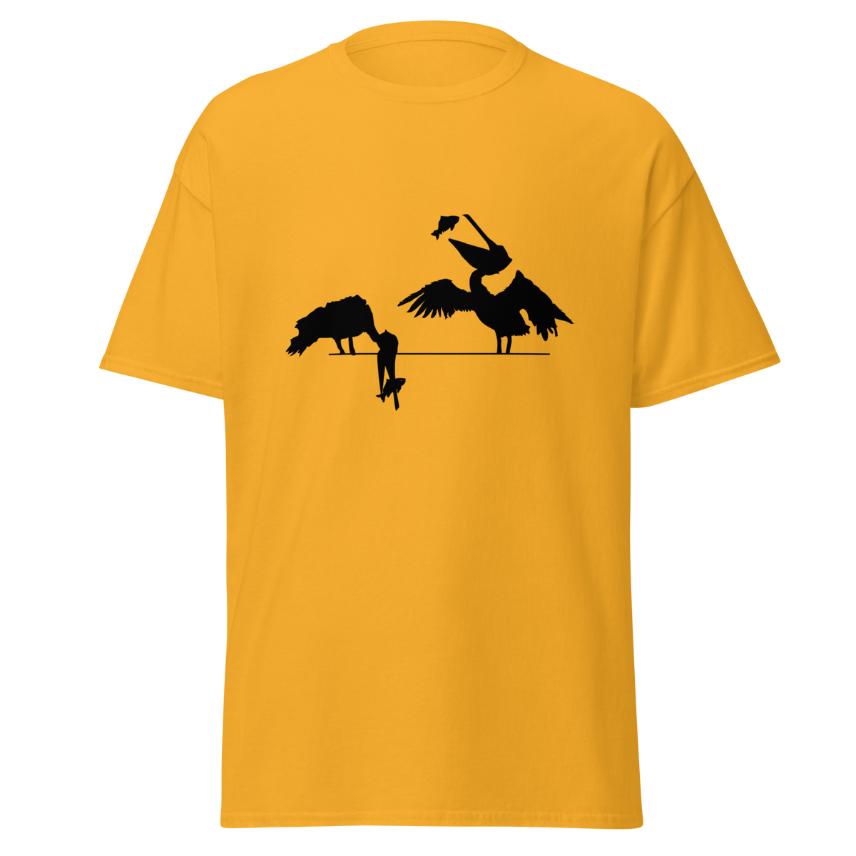 Pelican T Shirt - Gold