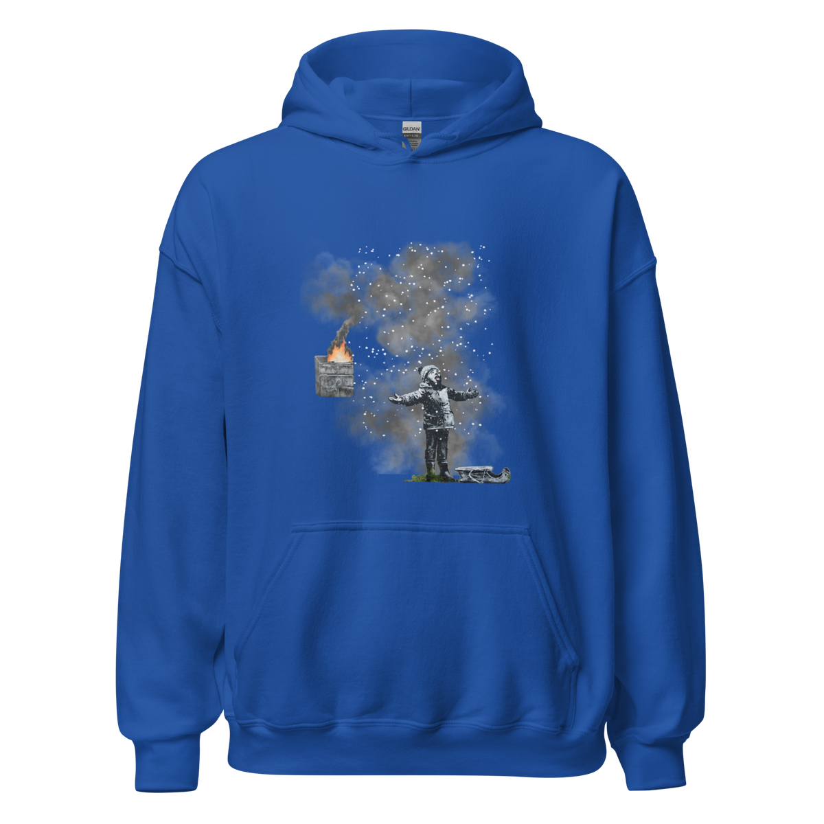 Port Talbot Seasons Greetings Hoodie - Royal Blue