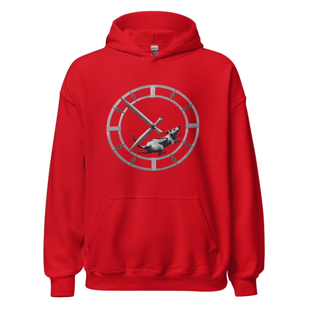 Rat Against Time Hoodie - Red