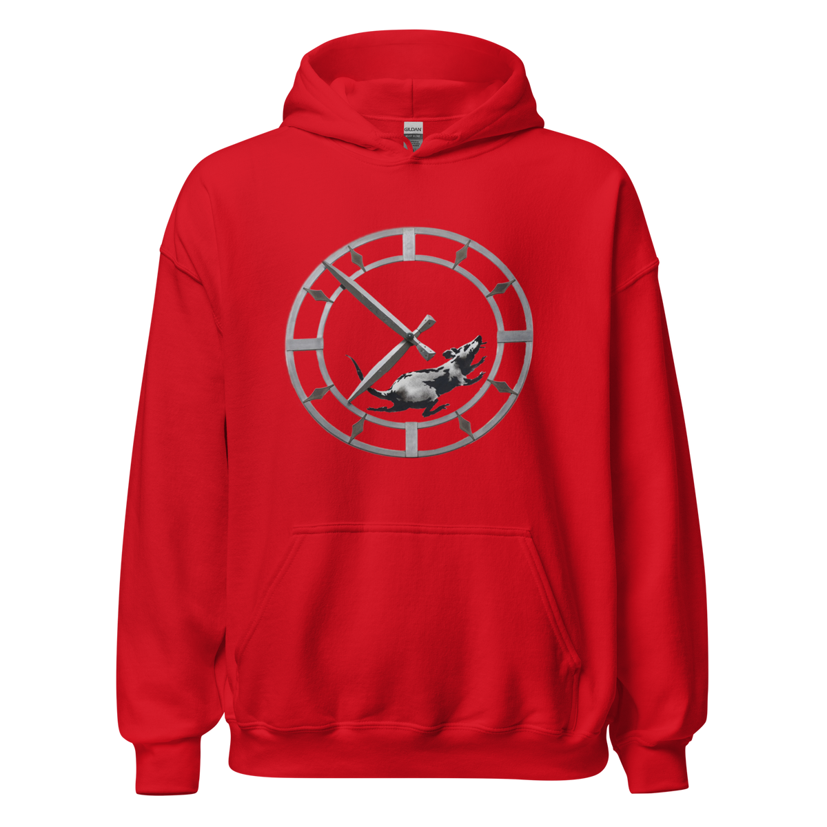 Rat Against Time Hoodie - Red