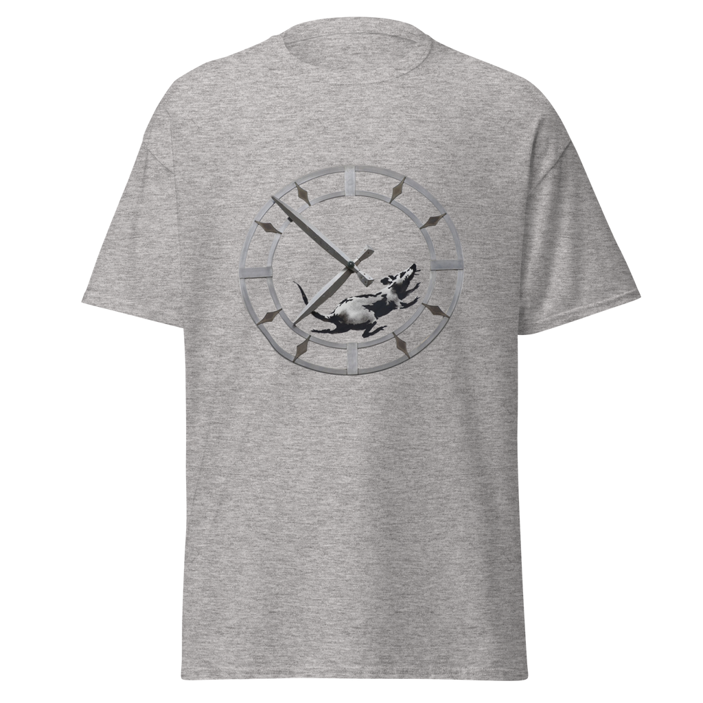 Rat against time T Shirt - Sport Grey
