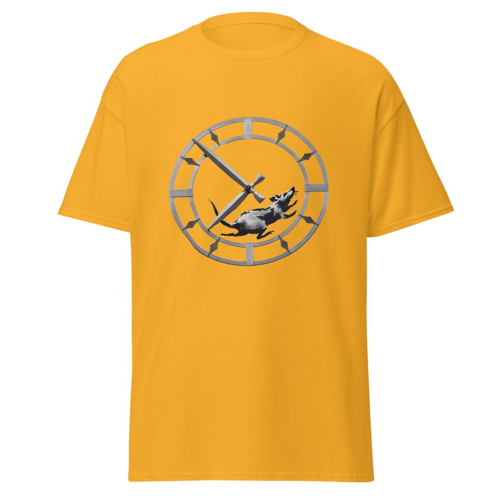 Rat against time T Shirt - Yellow