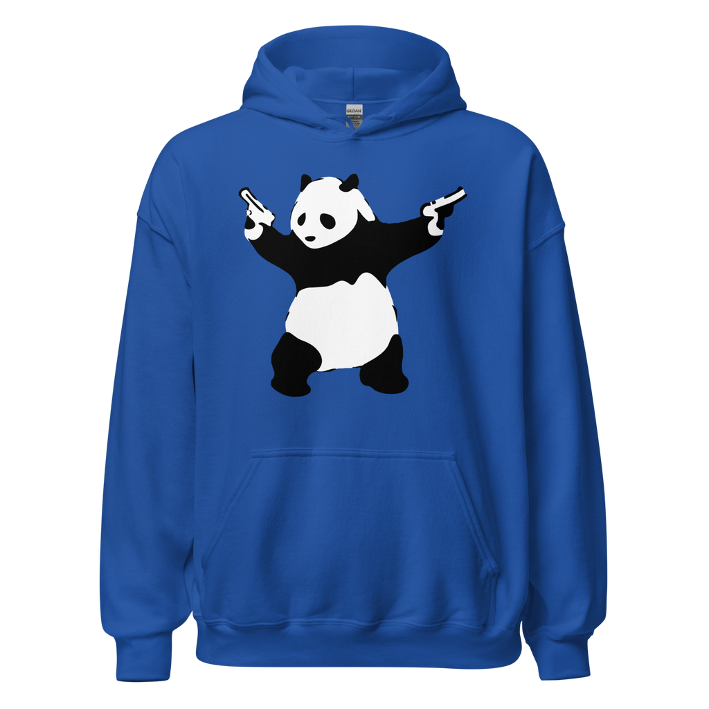Shooting Panda Hoodie - Royal Blue