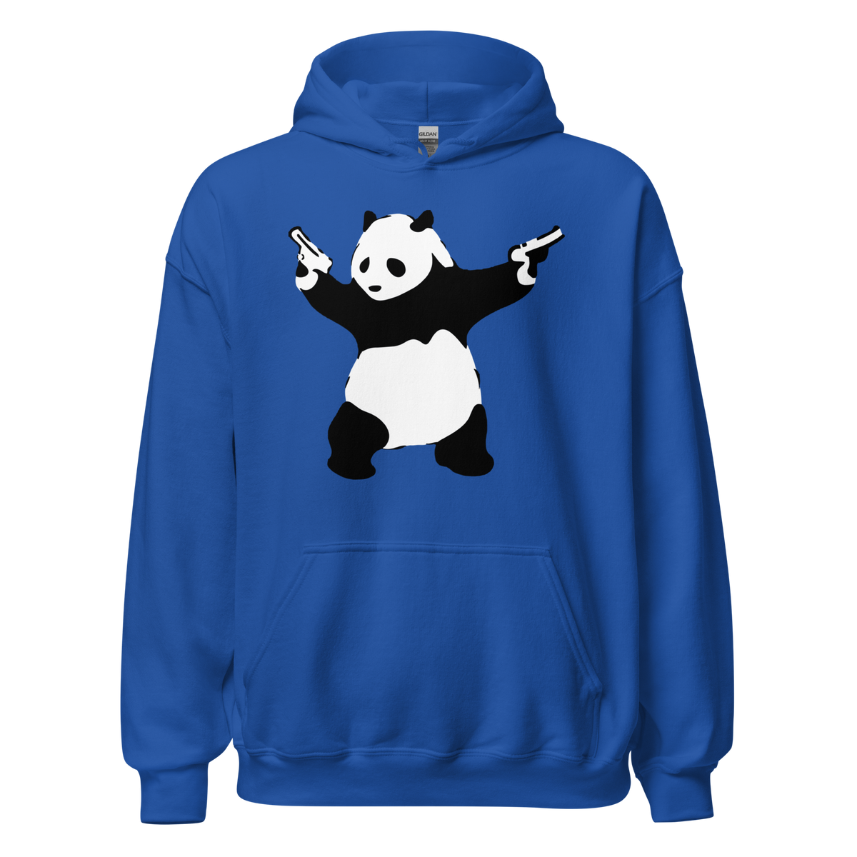 Shooting Panda Hoodie - Royal Blue