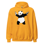 Shooting Panda Hoodie - Yellow
