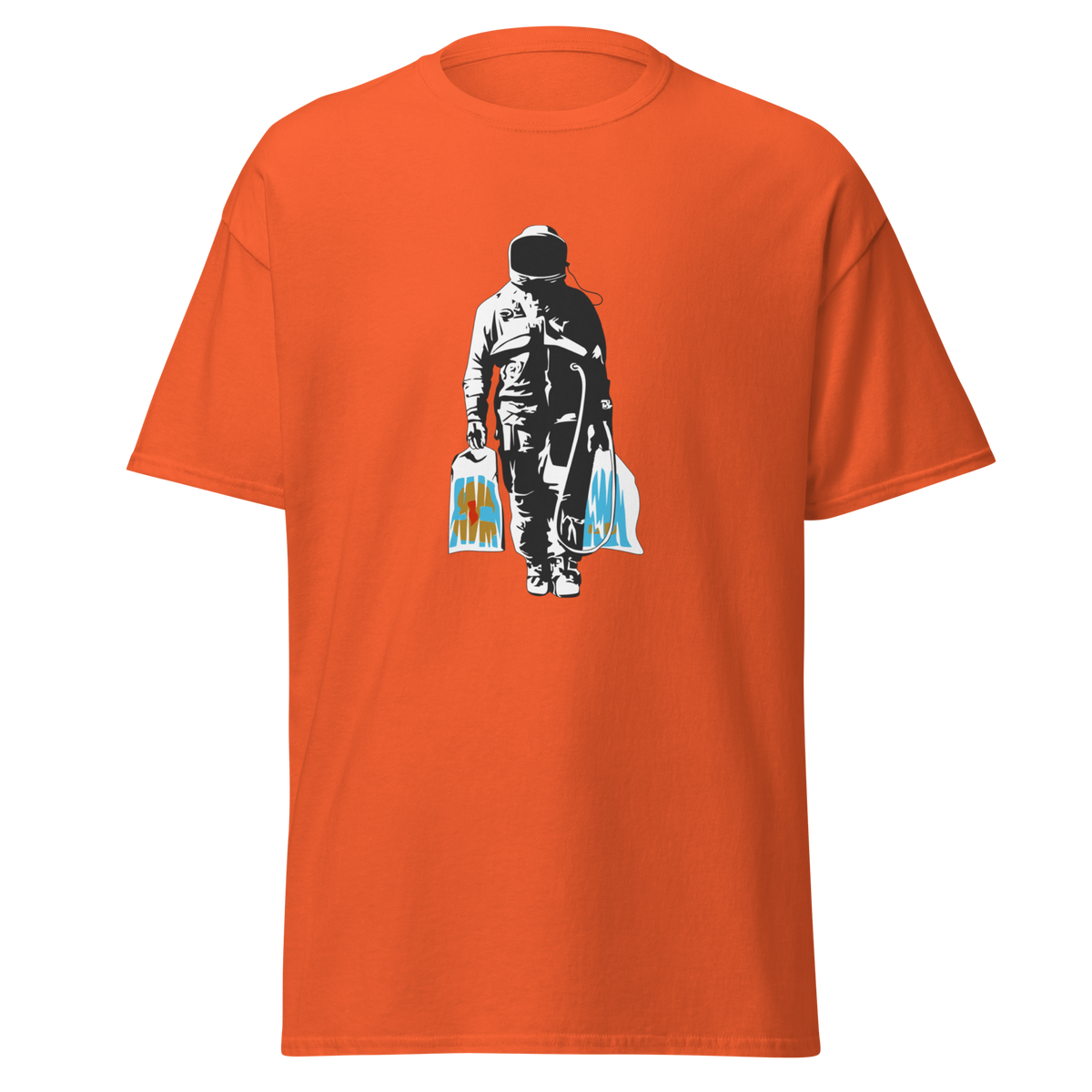 Spaceman Shopping - Orange