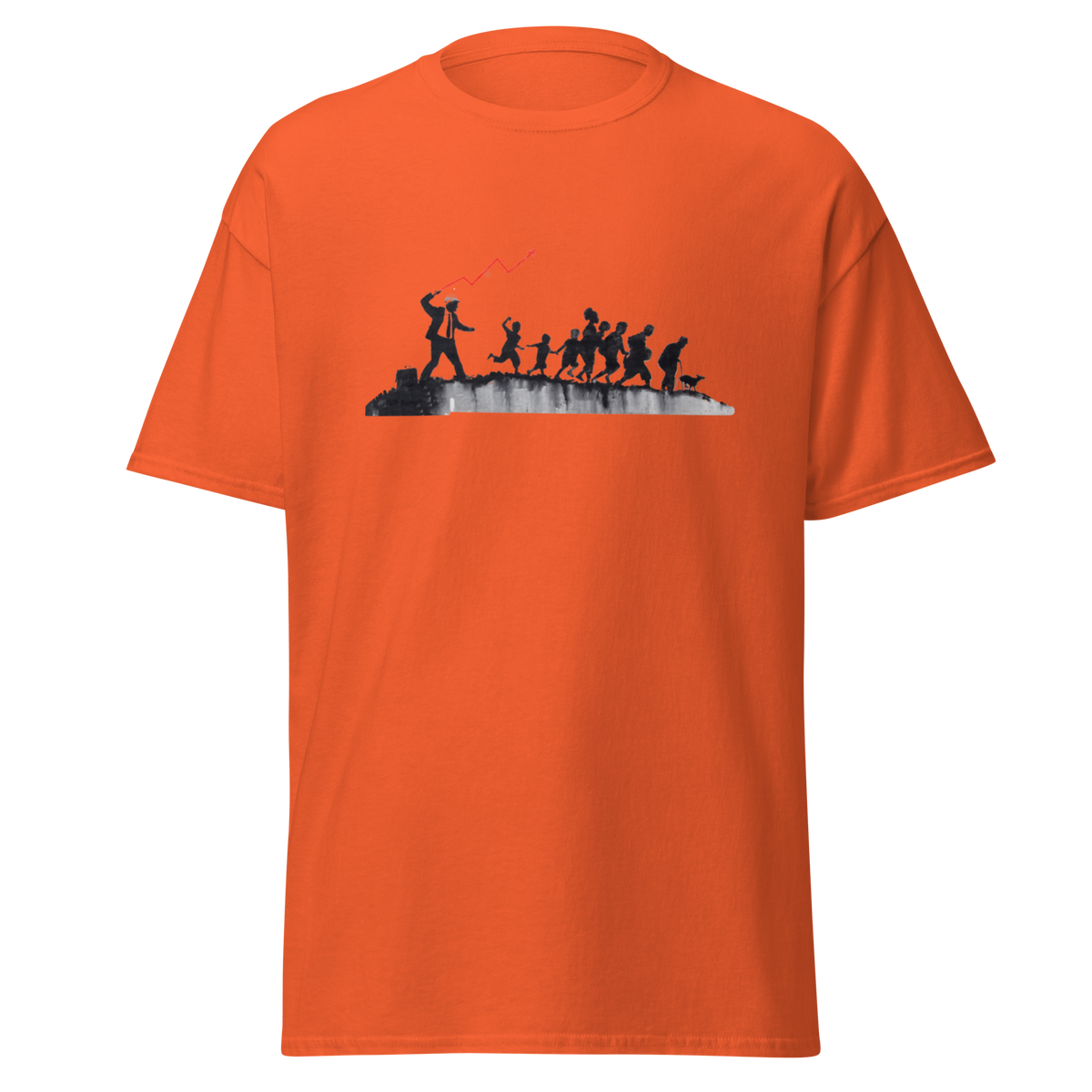 Stock Broker T Shirt - Orange