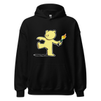 Teddy Bear Bomber Hoodie - Black
