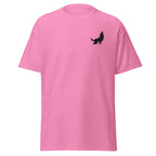Embroidered Howling Wolf T shirt