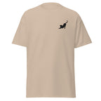 Embroidered Stretching Cat T shirt