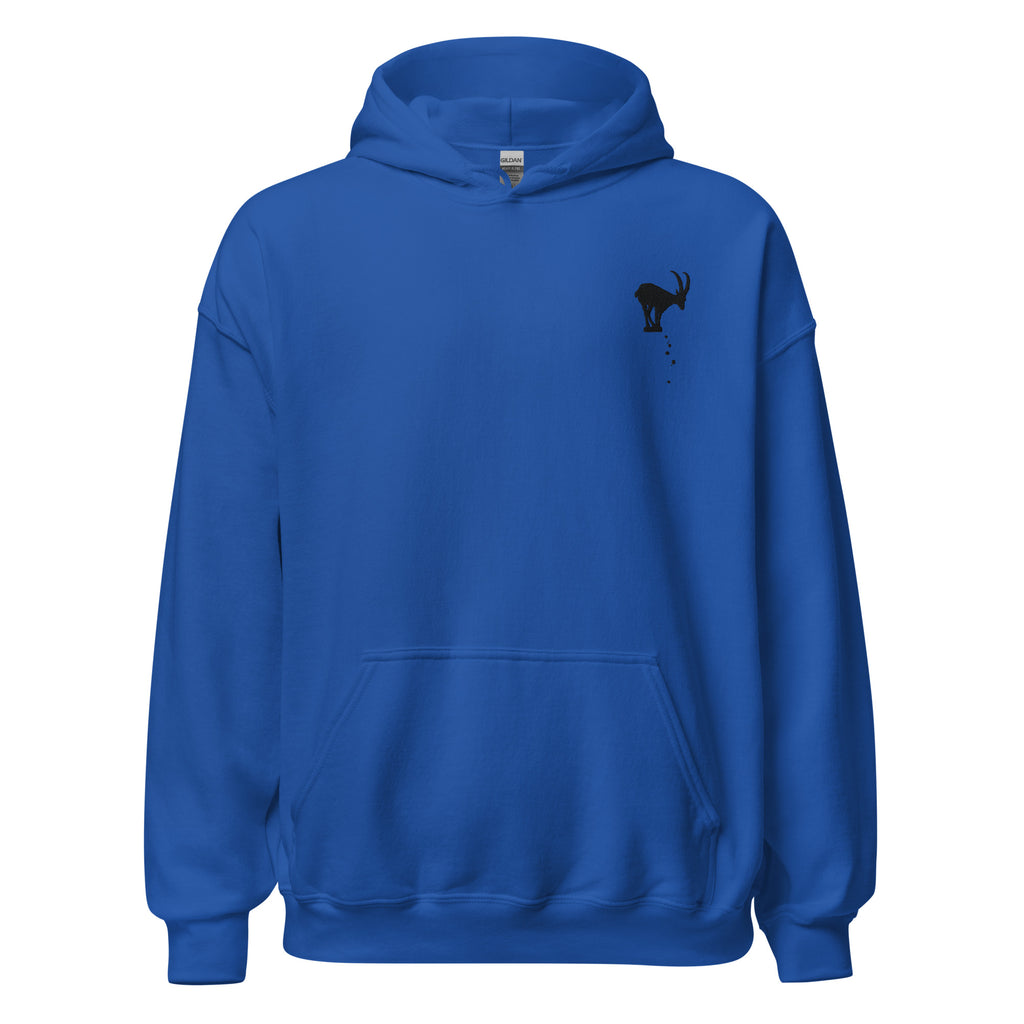 Embroidered Mountain Goat Hoodie