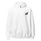 Embroidered  Stretching Cat Hoodie
